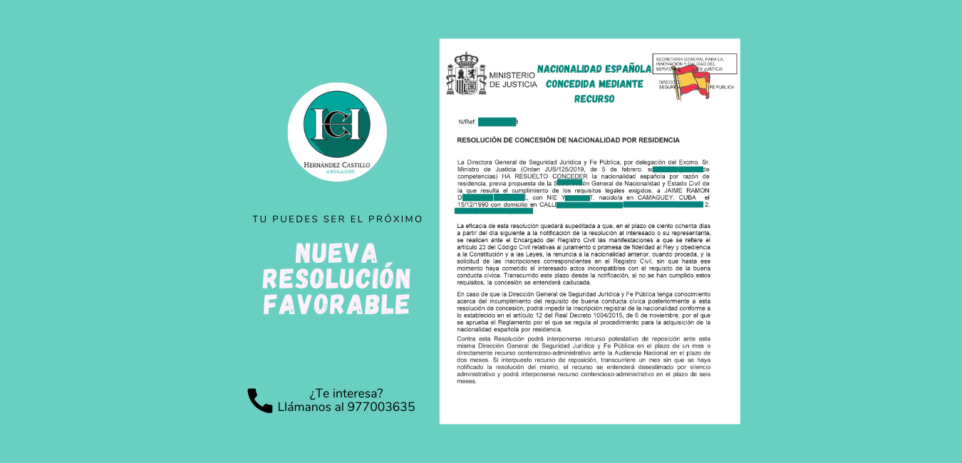 NACIONALIDAD ESPAÑOLA NACIONALIDAD ESPAÑOLA