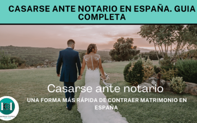 Casarse ante notario en España. Guía Completa