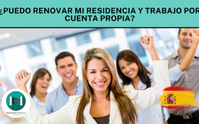 ¿Puedo renovar mi residencia y trabajo por Cuenta Propia?
