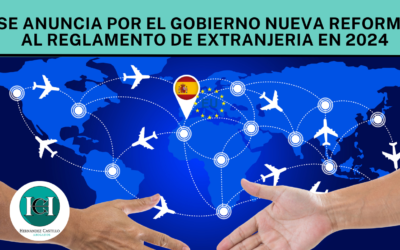 Se anuncia por el gobierno nueva reforma al Reglamento de Extranjería en 2024