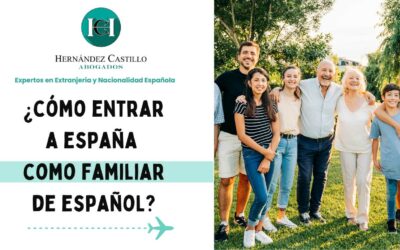 ¿Cómo entrar a España como familiar de español?