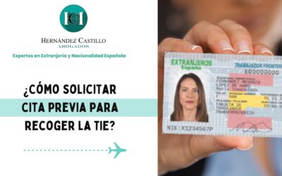 ¿Cómo solicitar cita previa para recoger la TIE?